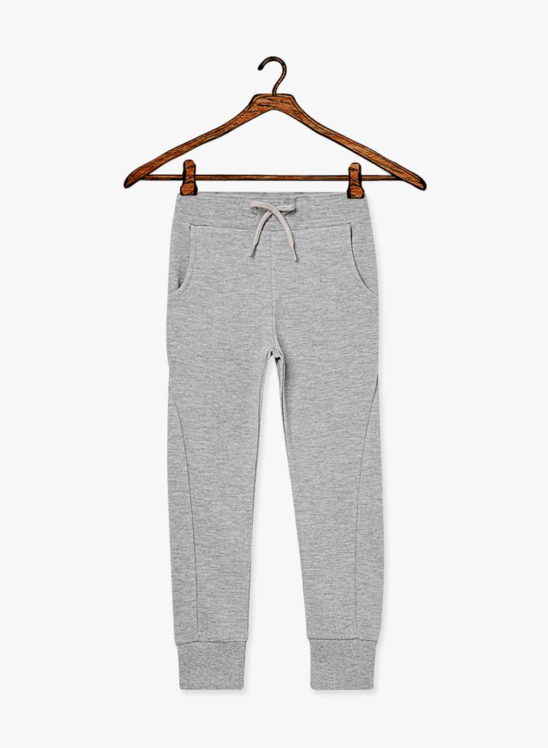 نيم ات بنطلون رياضي دارت للأولاد رمادي - Image 1