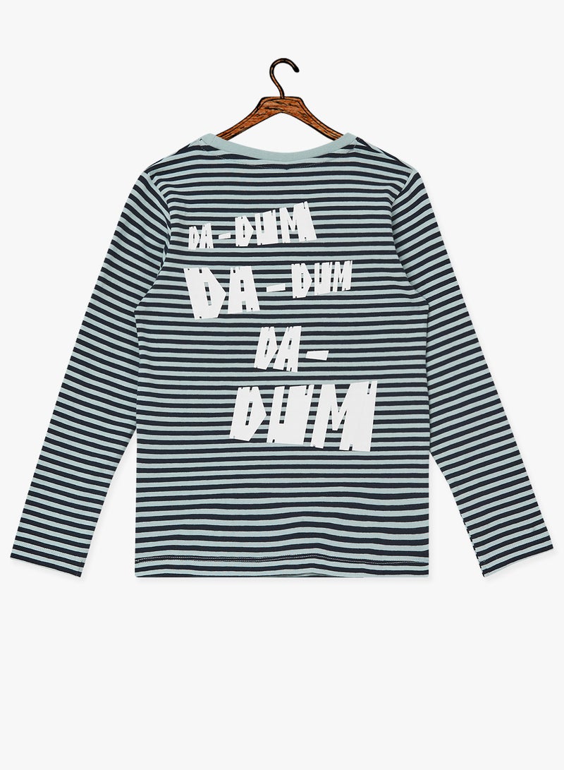 NAME IT Kids Jaws Long Sleeve T-Shirt Blue  - Image 2