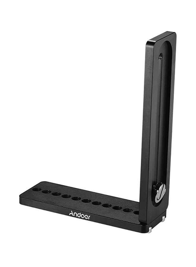 ANDOER Universal Camera L-Shape Bracket Plate Holder Black - Image 1