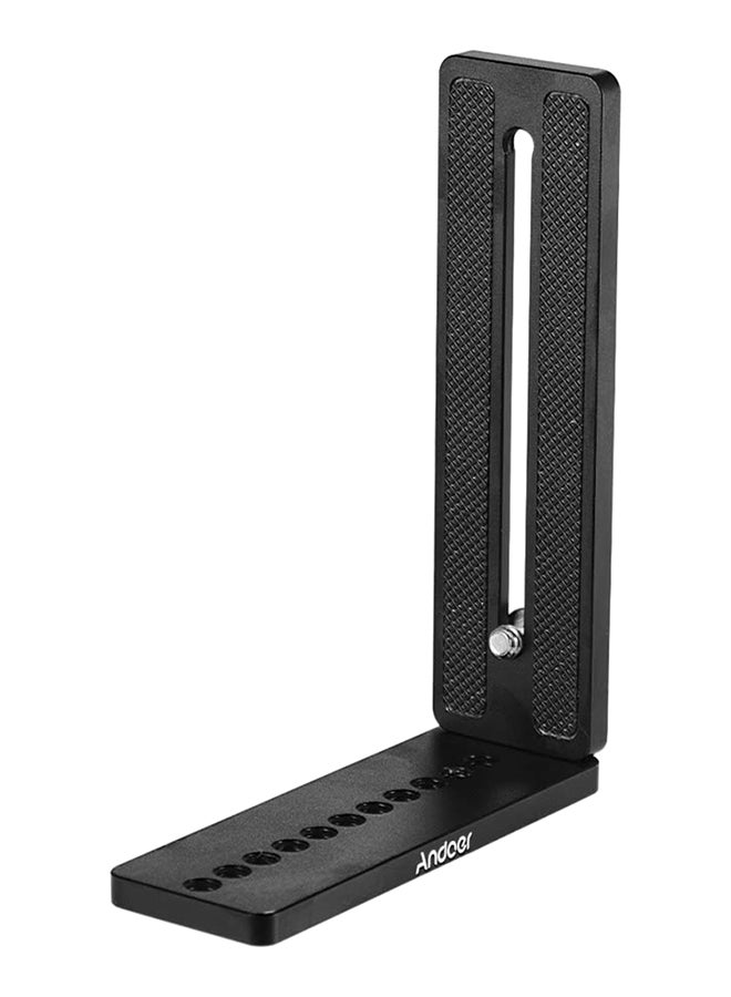 ANDOER Universal Camera L-Shape Bracket Plate Holder Black - Image 2