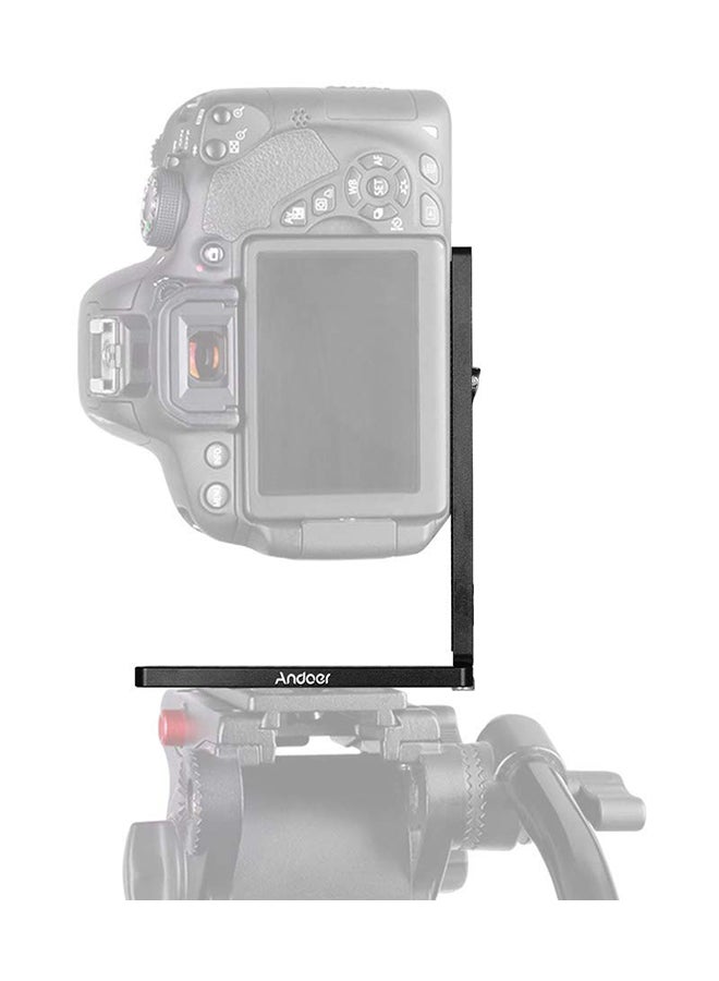 ANDOER Universal Camera L-Shape Bracket Plate Holder Black - Image 3