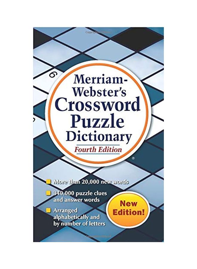 Merriam Webster's Crossword Puzzle Dictionary Paperback English by E04 - 12 Aug 2015 