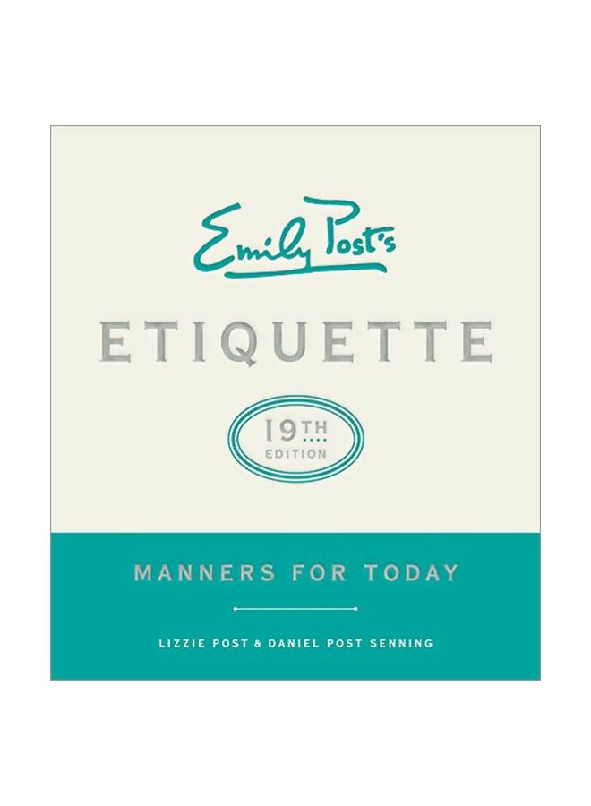 Emily Post's Etiquette: Manners For Today Hardcover English by Lizzie Post - 42850