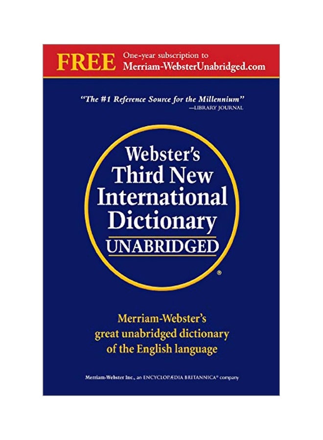 null - Webster's Third New International Dictionary hardcover english - 10 Sep 2008 - Image 1