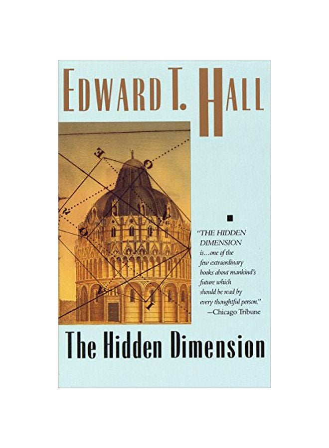 The Hidden Dimension Paperback English by Edward Twitchell Hall - 33117