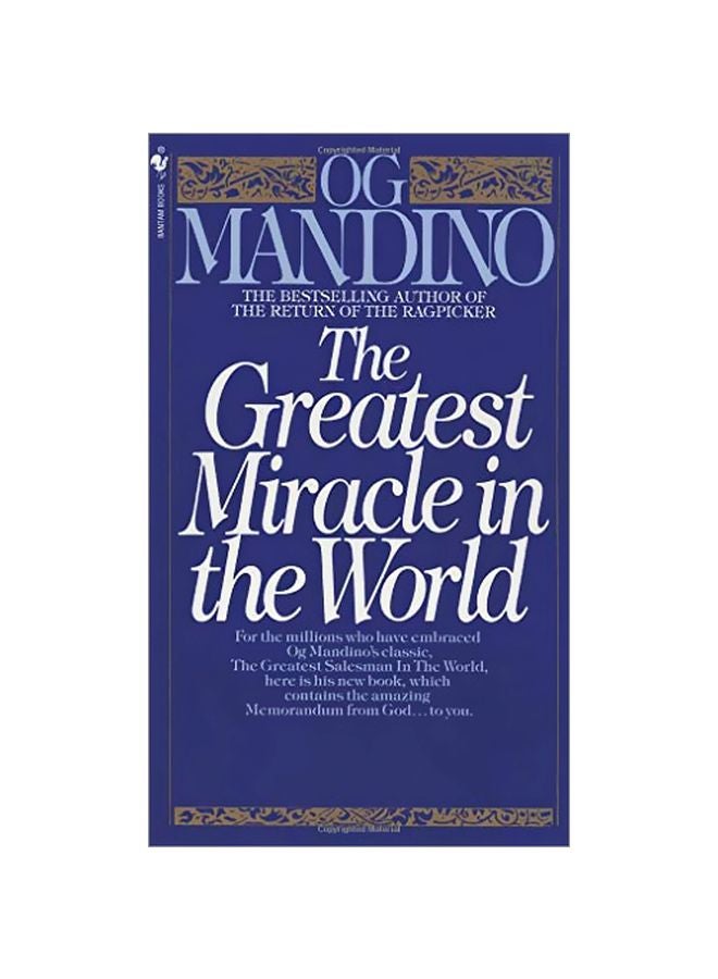 Greatest Miracle In The World paperback english - 1 November 1988 