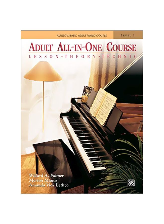 Adult All-In-One Course: Lesson Theory Technique Paperback English by Willard A Palmer - 39083 