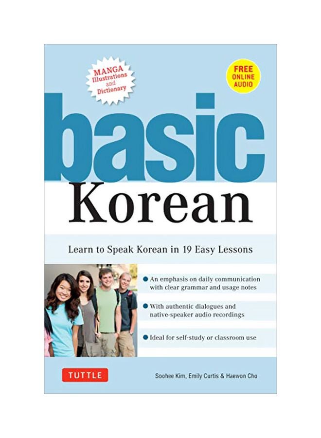 Basic Korean: Learn To Speak Korean In 19 Easy Lessons Paperback English by Soohee Kim - 43819