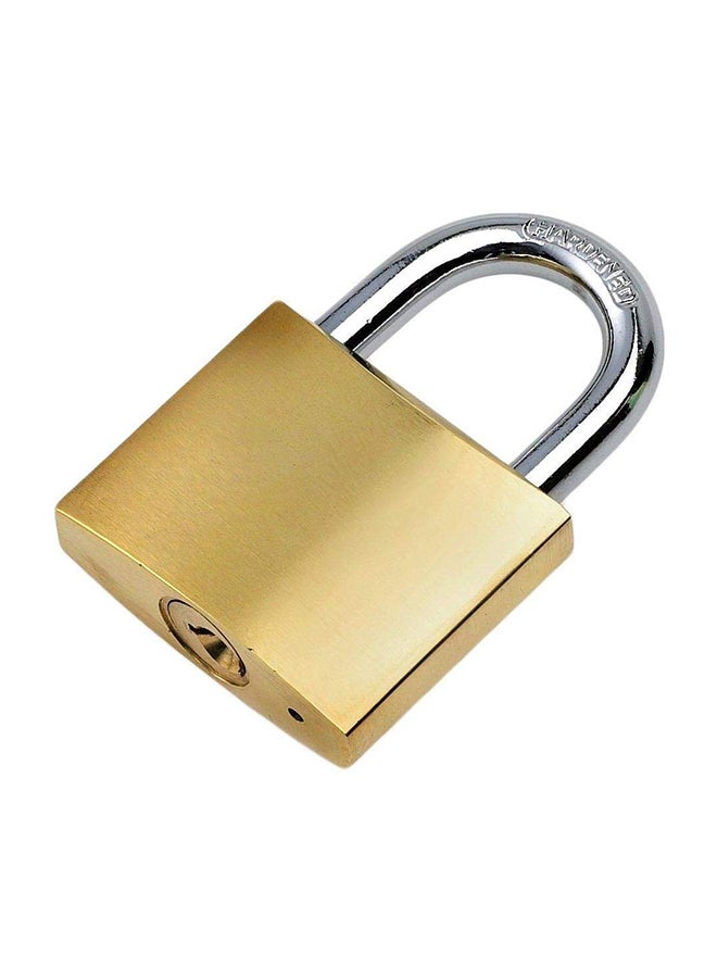 Brass Pad Lock Gold/Silver