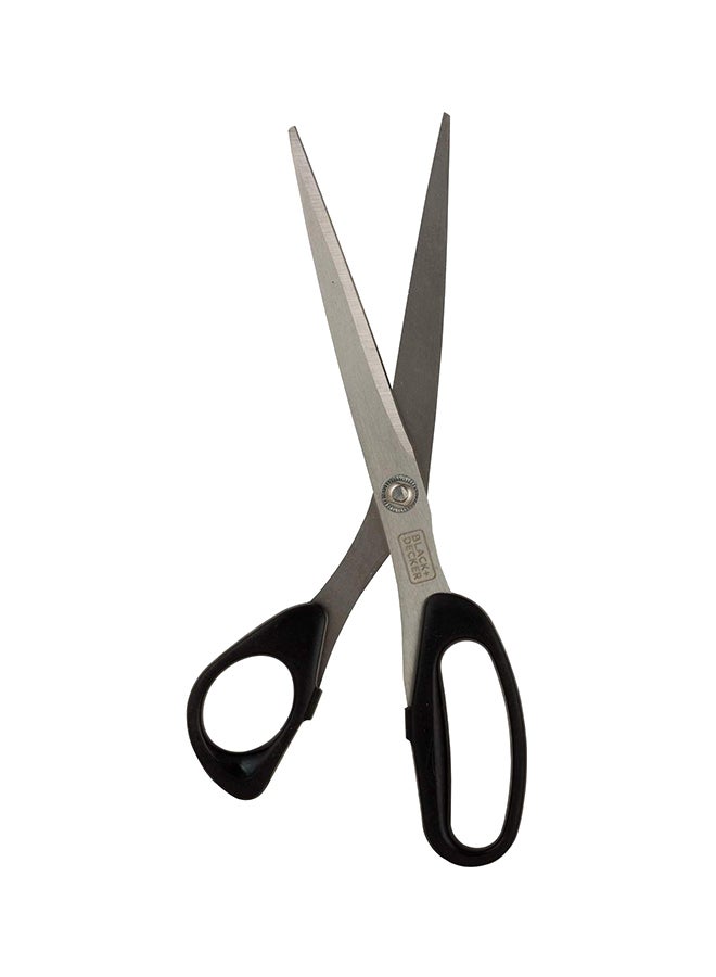 BLACK+DECKER Professional Soft Grip Scissor Silver/Black 10inch  - Image 1