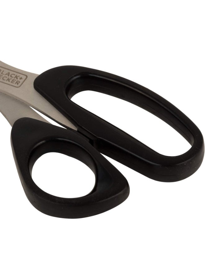 BLACK+DECKER Professional Soft Grip Scissor Silver/Black 10inch  - Image 3
