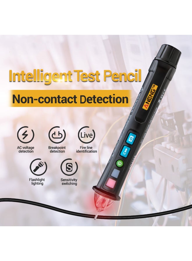 ANENG Dual Voltage Tester Pen Black 16 x 3 x 3cm - Image 2