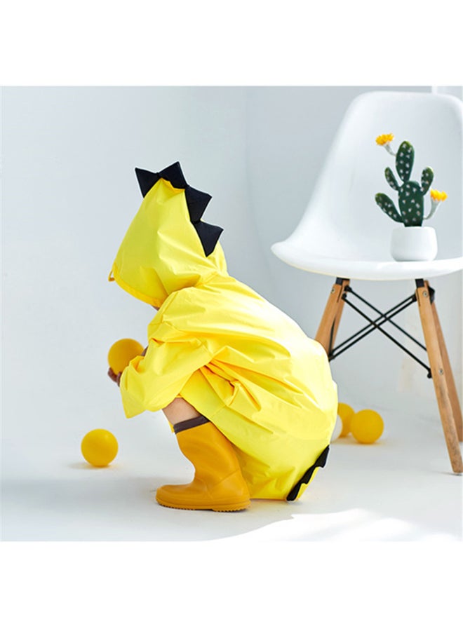 معطف المطر بتصميم ديناصور أصفر - Image 2