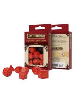 Q WORKSHOP 7-Piece Pathfinder Curse Of The Crimson Throne Dice Set  - Image 2
