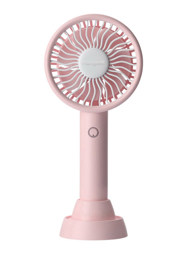 homgeek Mini Handheld Cooling Fan JD00070P-WSQ Pink  - Image 1
