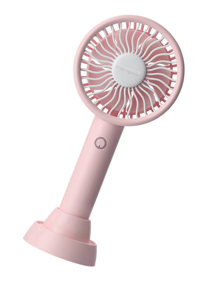 homgeek Mini Handheld Cooling Fan JD00070P-WSQ Pink  - Image 2