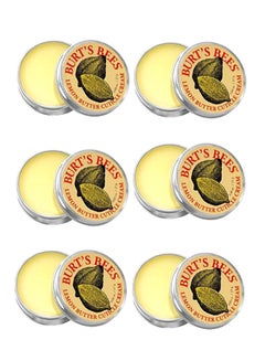 Burt's Bees 6-Piece Lemon Butter Cuticle Cream Set Yellow 