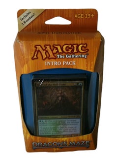 Pack Of 2 Dragon's Maze Simic Domination Theme Deck