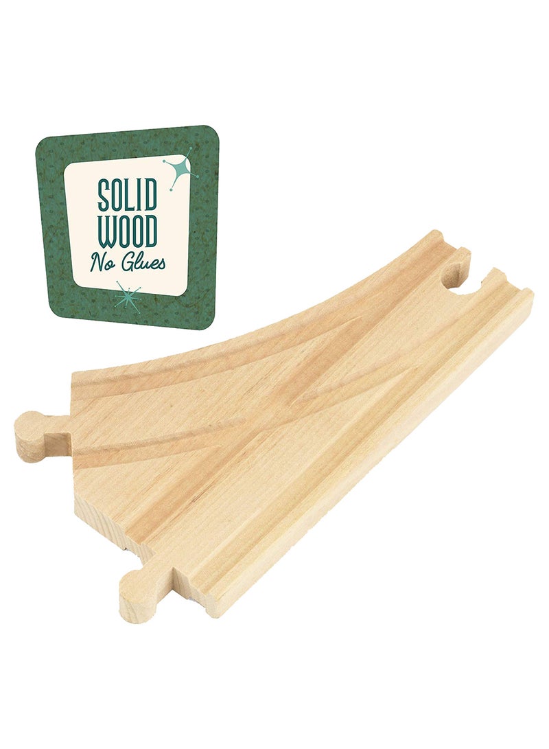56-Piece Bulk Value Wooden Train Track Set  - Image 2