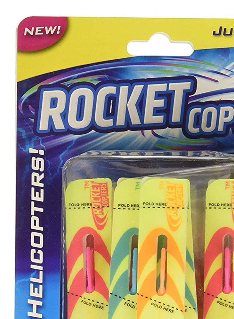 9-Piece LED Rocket Copters Set  - Image 2