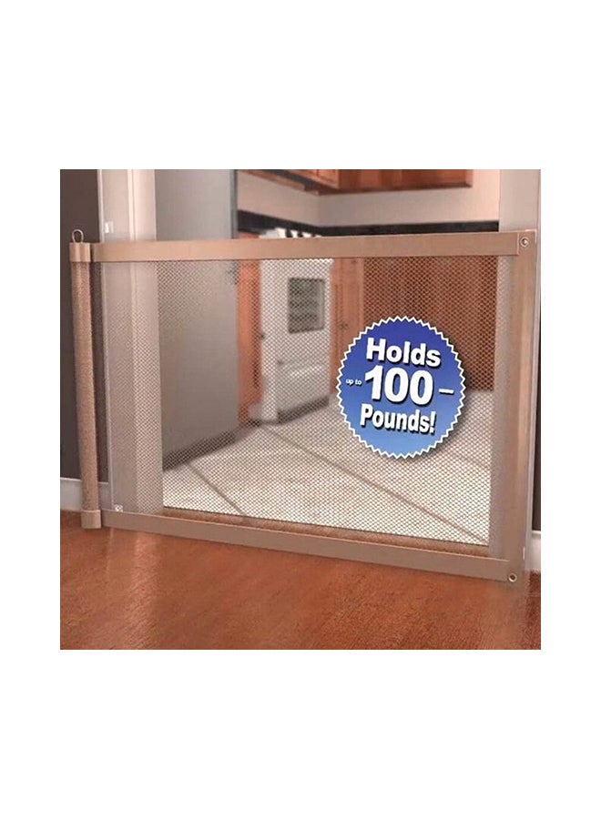 Magic Gate For Dogs Safety Fence Hall Door Beige 180X72centimeter - Image 3