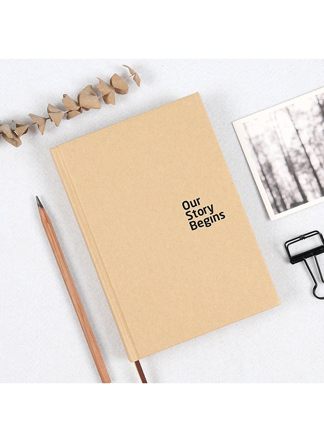 Pure Kraft Paper Series Hardcover Notebook Beige - Image 2