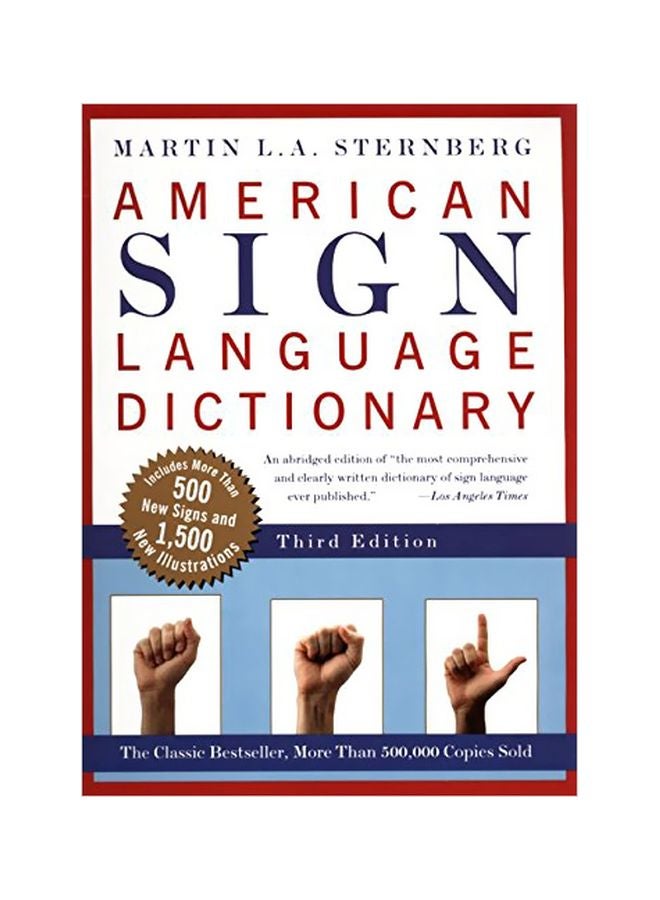 American Sign Language Dictionary Paperback English by Martin L.A. Sternberg - 36152 