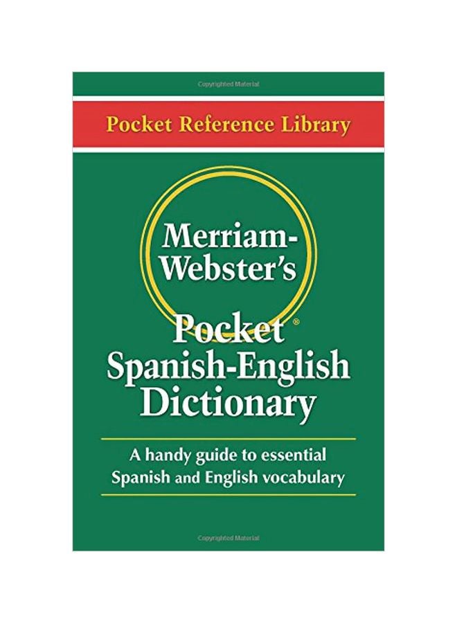 Merriam Webster's Pocket Spanish-English Dictionary paperback english - 1 June 2002