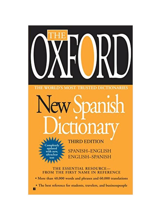 Oxford New Spanish Dictionary paperback english - 26 May 2010 