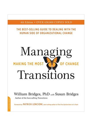 Managing Transitions 25th Anniversary: Making The Most Of Change Paperback English by Susan Bridges - 42745 - v1583401638/N35264026A_1