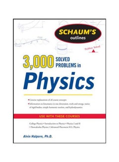 Schaum's : 3,000 Solved Problems In Physics Paperback English by Alvin Halpern - 40735 