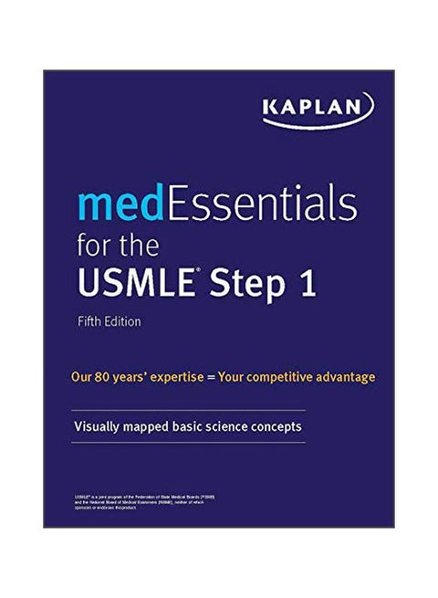 Medessentials For The USMLE Step 1 : Visually Mapped Basic Science Concepts Paperback English by Kaplan Medical - 3 December 2019