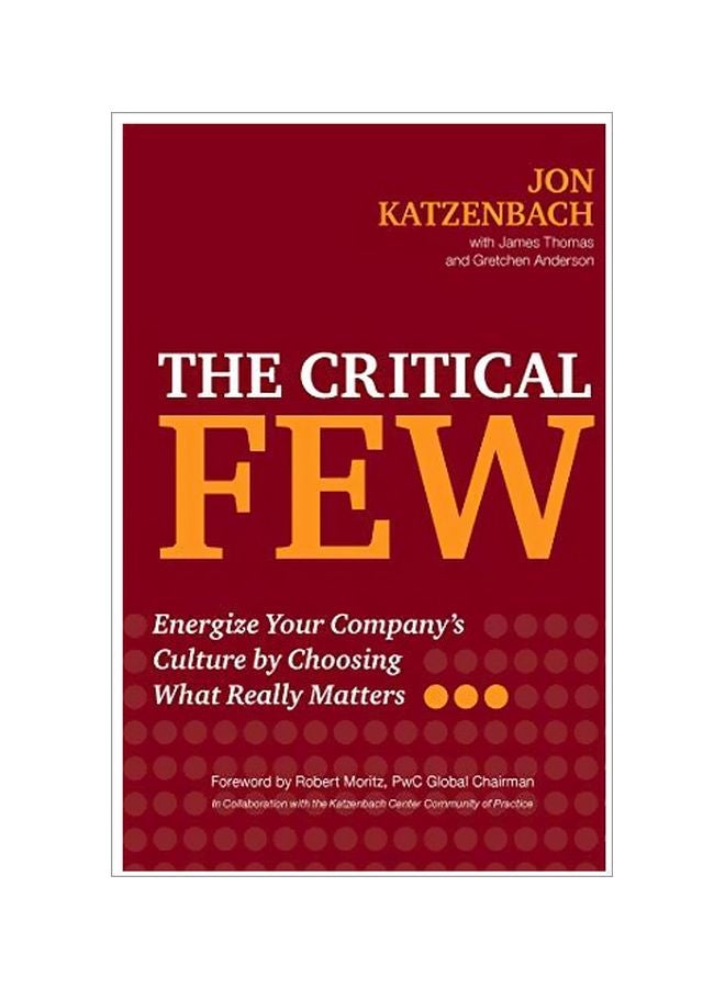 The Critical Few Hardcover English by Jon Katzenbach - 15 January 2019 