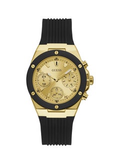 GUESS Men's Rubber Chronograph Wrist Watch GW0030L2 - 39 mm - Black  - Image 1