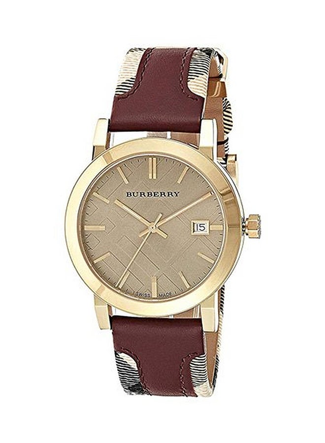 BURBERRY women Leather Analog Wrist Watch BU9017  - Image 1