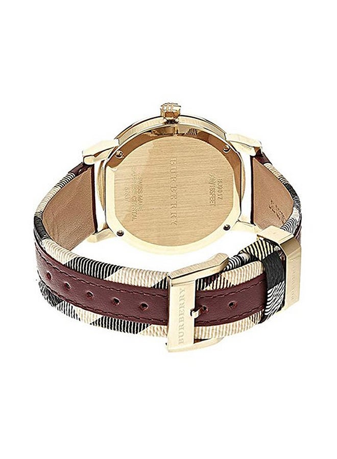 BURBERRY women Leather Analog Wrist Watch BU9017  - Image 2