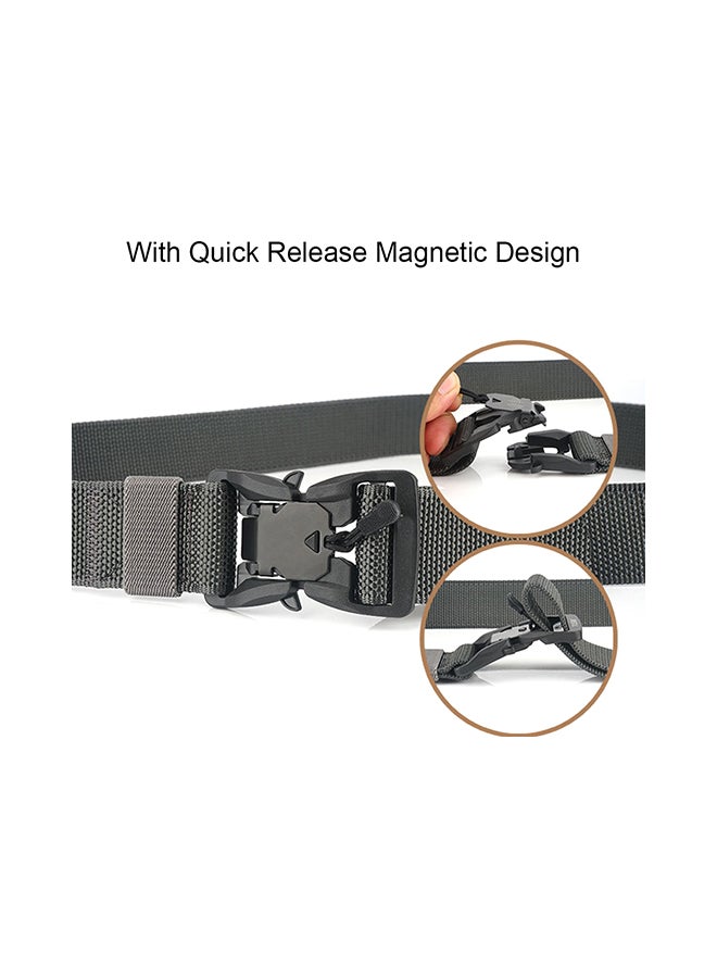 Generic Adjustable Webbing Belt with Quick Release Magnetic Buckle 26x9cm - Image 3