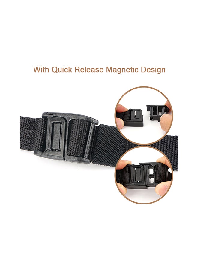 Generic Adjustable Webbing Belt With Quick Release Magnetic Buckle 26x9cm - Image 3