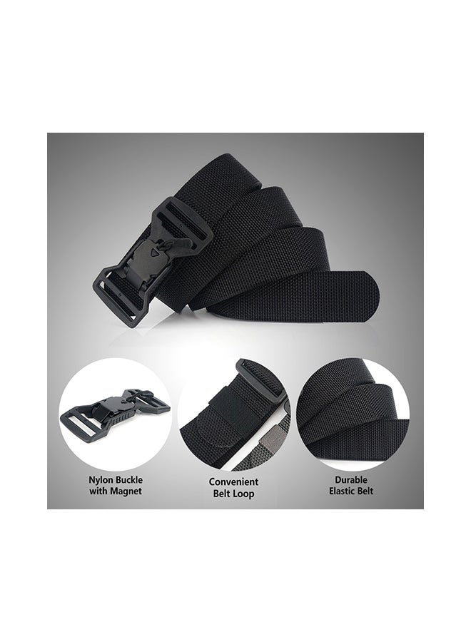 Generic Adjustable Webbing Belts with Quick Release Magnetic Buckle 26x9cm - Image 5