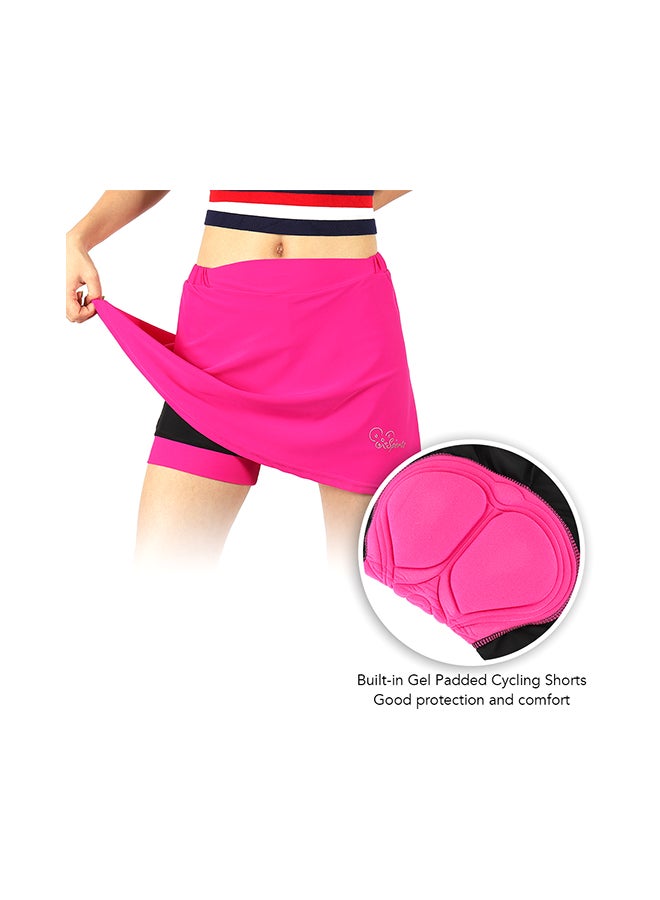 ARSUXEO 2-in-1 Cycling Skort With Gel Padded Liner  - Image 4