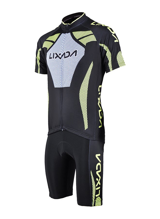 Short Sleeve Cycling Padded Jersey Suit Set