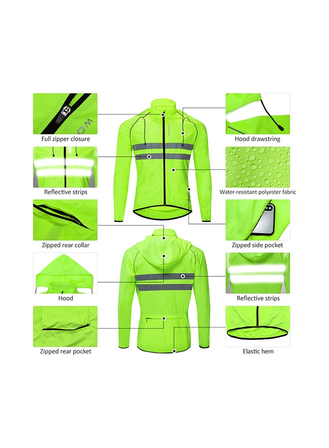 WOSAWE - Windproof Hooded Breathable Cycling Jacket - Image 1