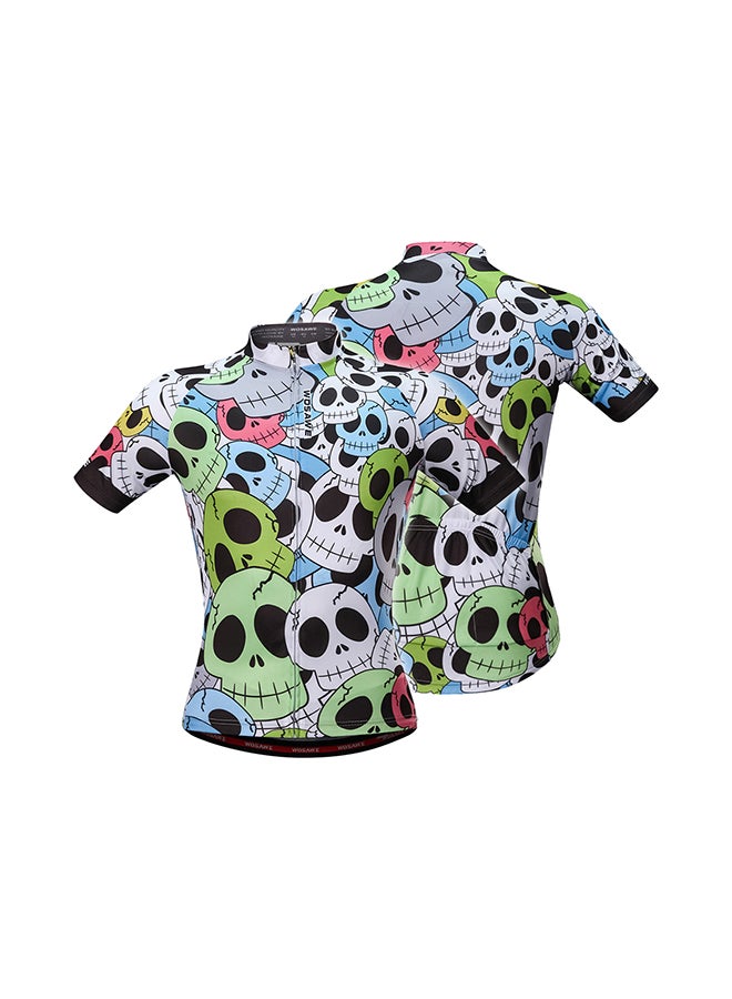 WOSAWE Breathable Full Zip Bike Shirt MTB Bicycle Riding Jersey - Image 1