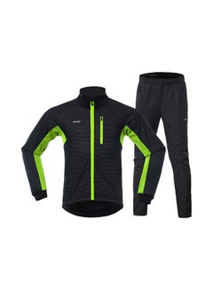 ARSUXEO Long Sleeve Windproof Bicycle Jersey With Pants  - Image 1