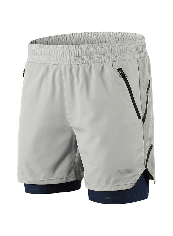 ARSUXEO - 2 in 1 Quick Drying Breathable Cycling Shorts 30x23cm - Image 1
