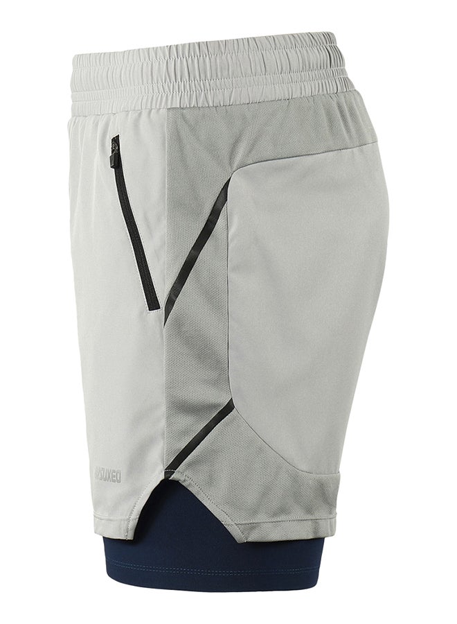 ARSUXEO - 2 in 1 Quick Drying Breathable Cycling Shorts 30x23cm - Image 1