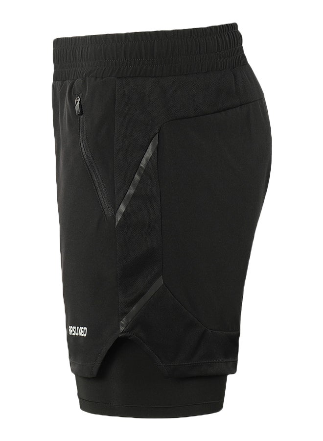 ARSUXEO - 2 in 1 Quick Drying Breathable Cycling Shorts 30x23cm - Image 1