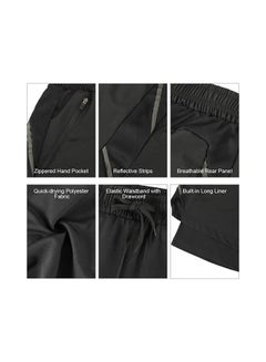ARSUXEO 2 in 1 Quick Drying Breathable Cycling Shorts 30x23cm  - Image 4