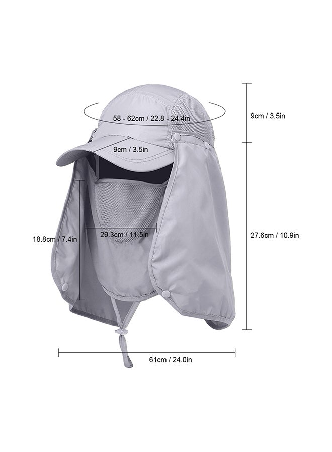 Generic Outdoor Sports Hiking Visor Hat For Sun Protection 58cm - Image 4