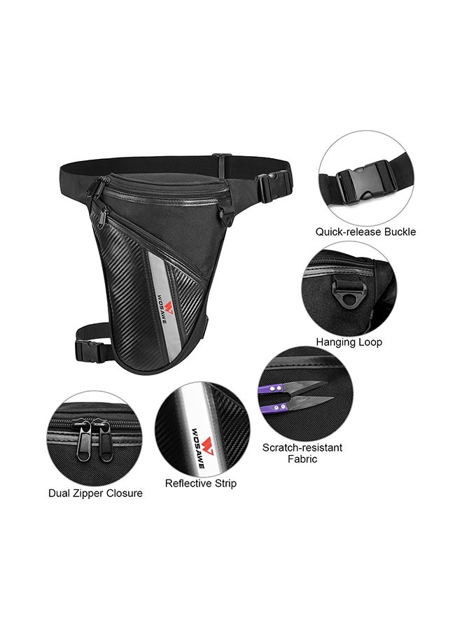 WOSAWE Cycling Outdoor Casual Waist Pack Thigh Bag 36x29cm - Image 3